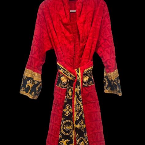 versace bath robes cheap|versace unisex barocco sleeve robe.